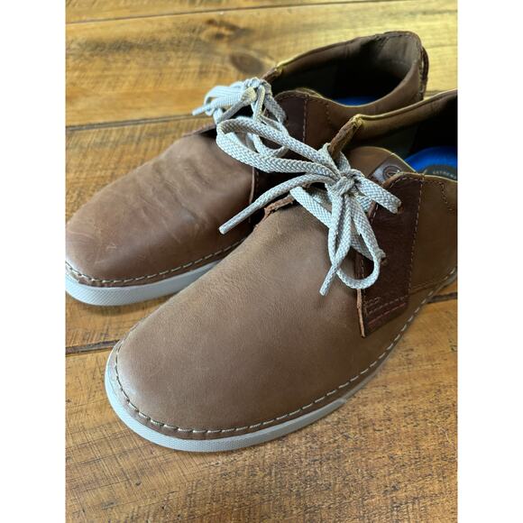 Clarks‎ Gereld Low Lace-Up Shoes Brown Extreme Comfort Mens Size 9.5 - Picture 6 of 10